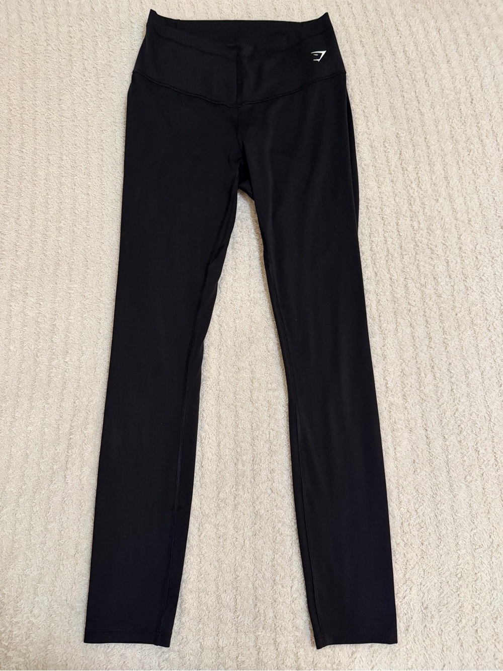 Gymshark Black Workout Leggings with Subtle Logo